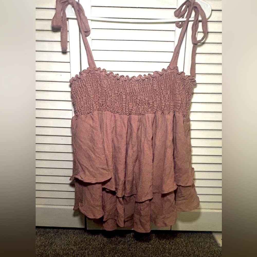 SHEIN Curve 1XL ruffle Top